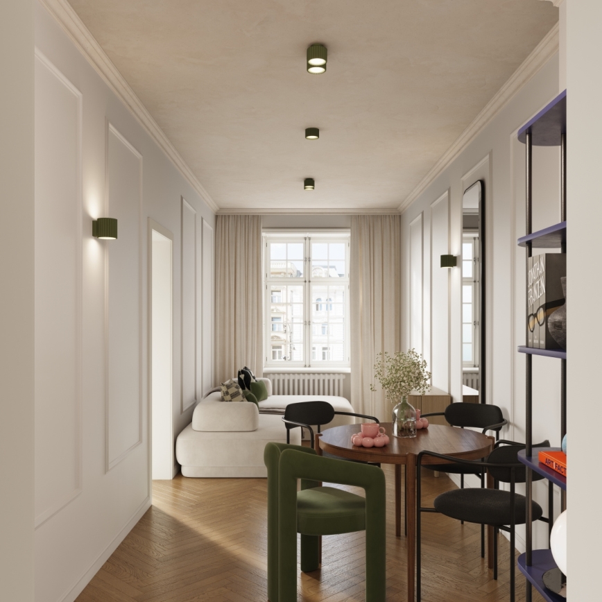 Spotleuchte AURA 2xGX53/10W/230V grün