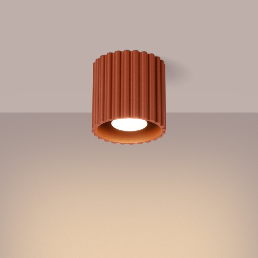 Spotleuchte AURA 1x GU10/10W/230V Ø 10 cm orange