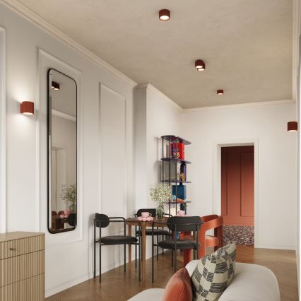 Einbaustrahler AURA 1xGX53/10W/230V 6 cm orange