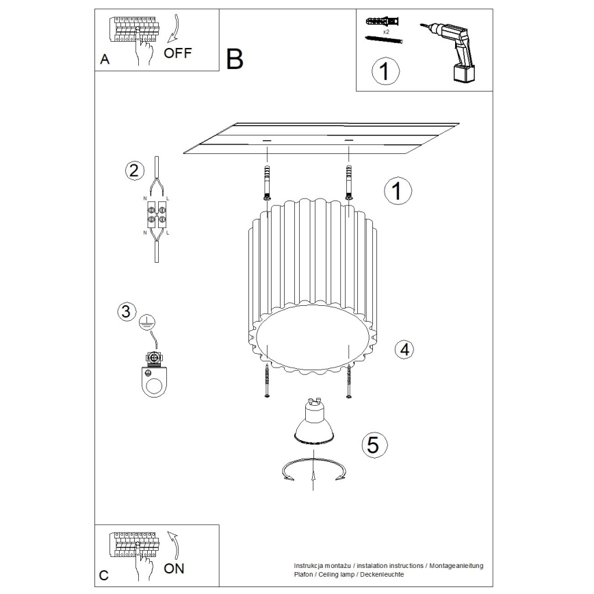 Spotleuchte AURA 1xGU10/10W/230V Ø 10 cm braun