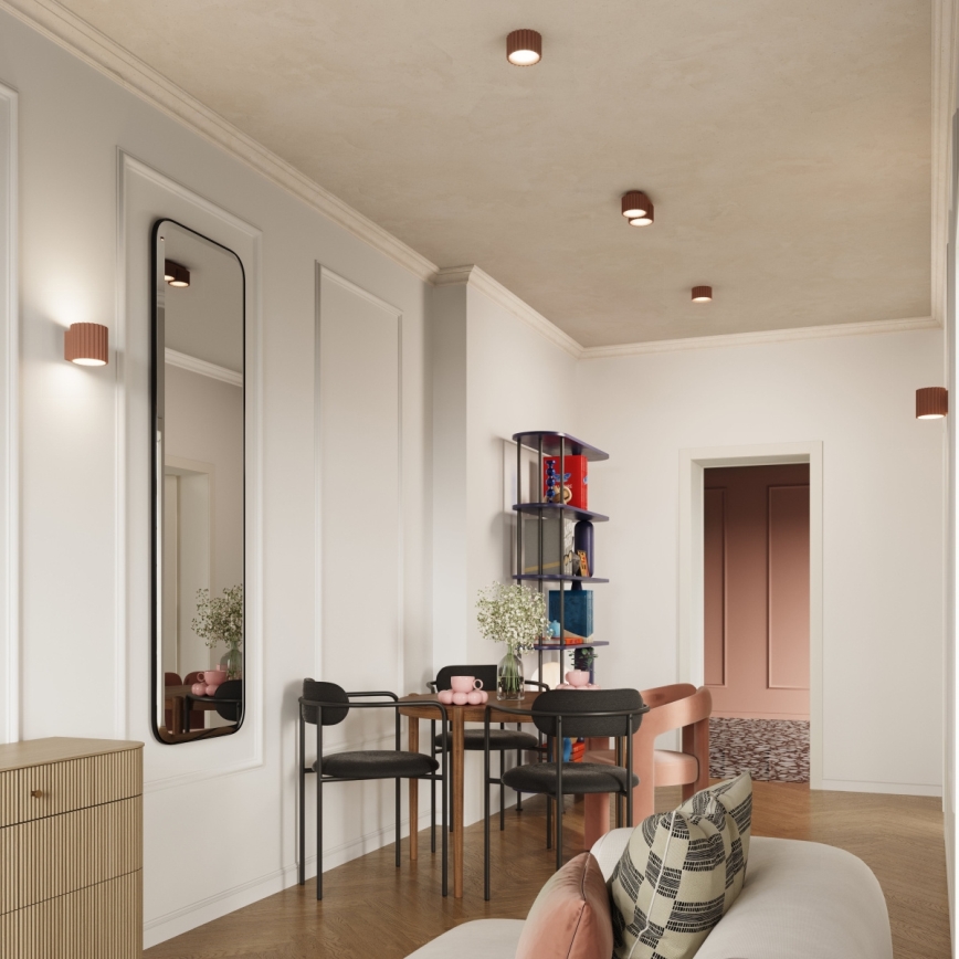 Spotleuchte AURA 1xGX53/10W/230V 6 cm braun