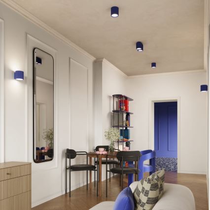 Deckenspot AURA 2xGU10/10W/230V blau