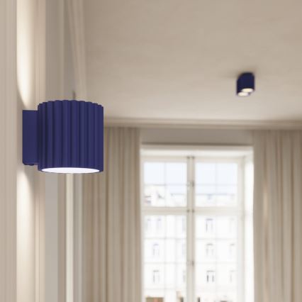 Deckenspot AURA 2xGU10/10W/230V blau