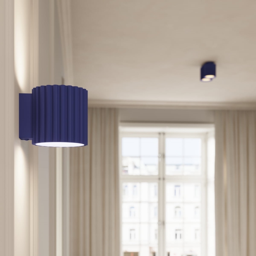 Deckenspot AURA 2xGU10/10W/230V blau