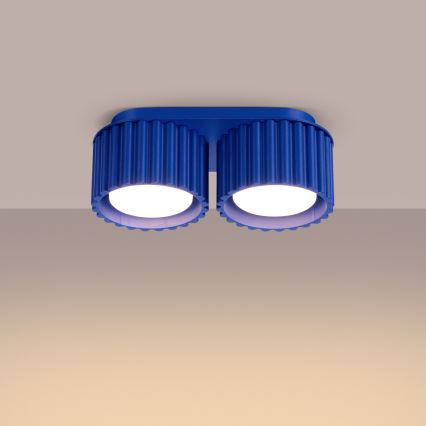 Deckenspot AURA 2xGX53/10W/230V blau