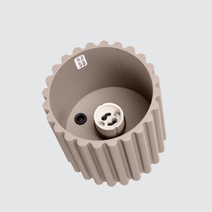Einbaustrahler AURA 1xGU10/10W/230V, Ø 10 cm, taupe