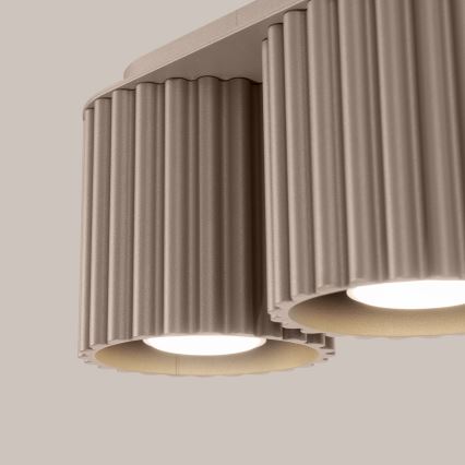 Deckenspot AURA 2xGU10/10W/230V taupe