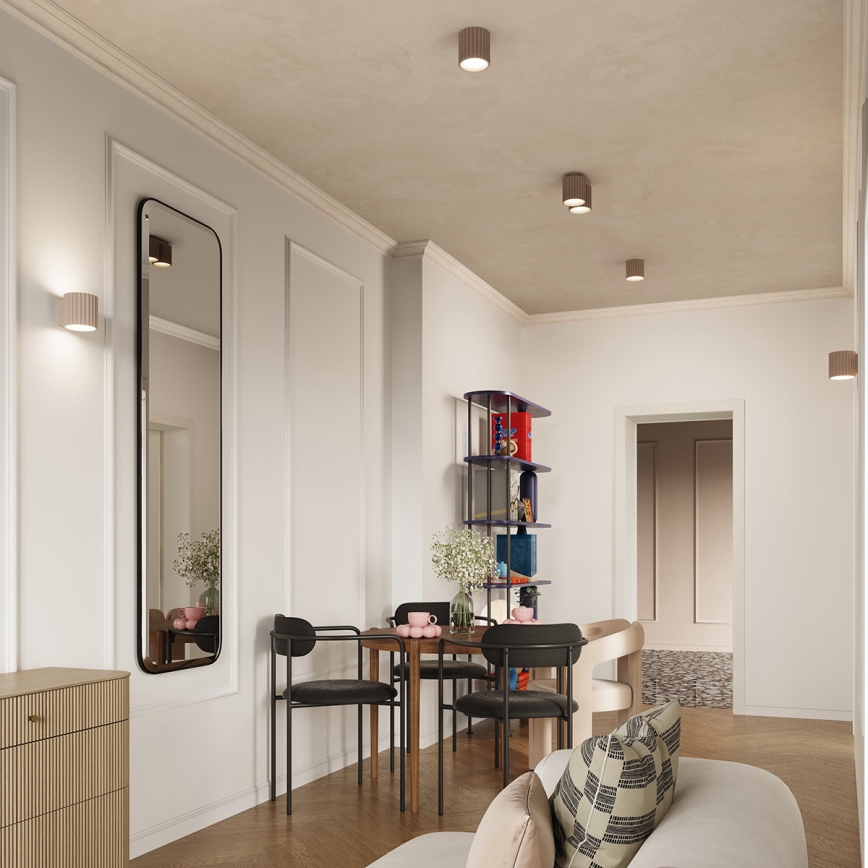 Wandleuchte AURA 1xG9/10W/230V taupe