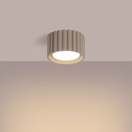 Spotleuchte AURA 1xGX53/10W/230V Ø 10 cm taupe