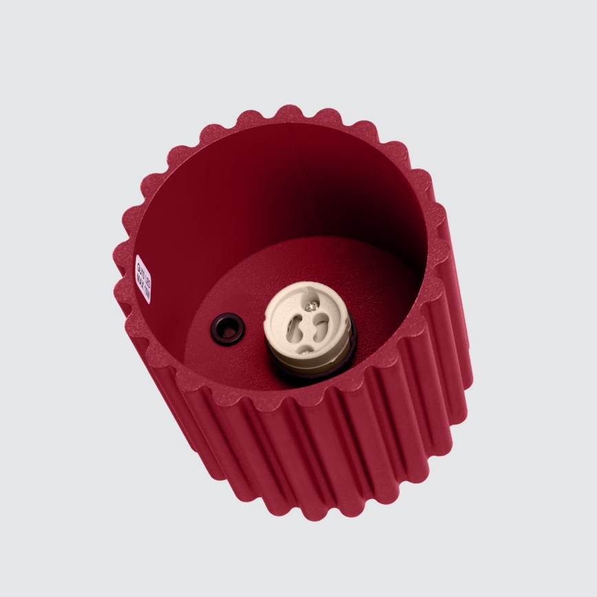 Einbaustrahler AURA 1x GU10/10W/230V Ø 10 cm rot