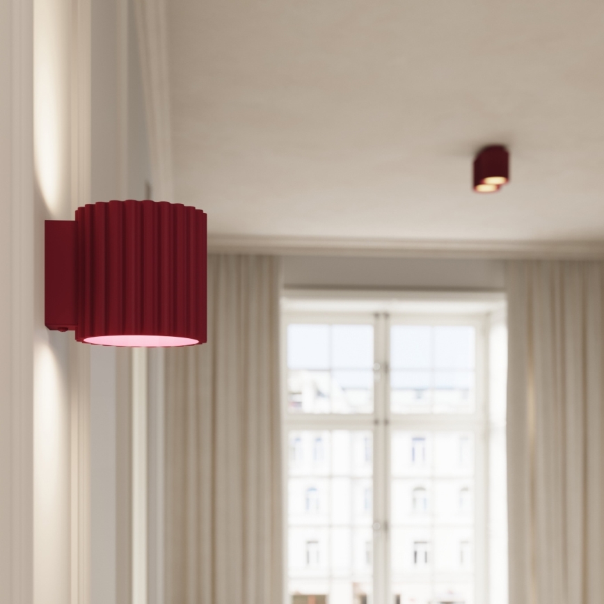 Deckenspot AURA 2xGU10/10W/230V rot