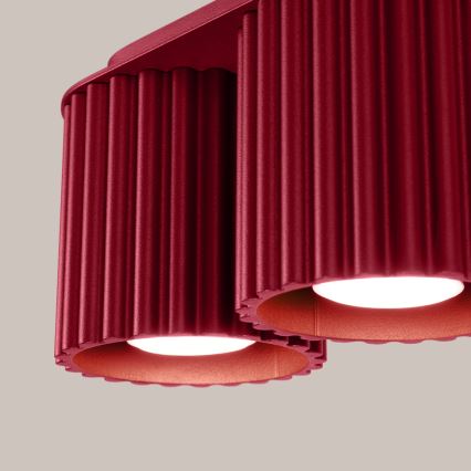 Deckenspot AURA 2xGU10/10W/230V rot