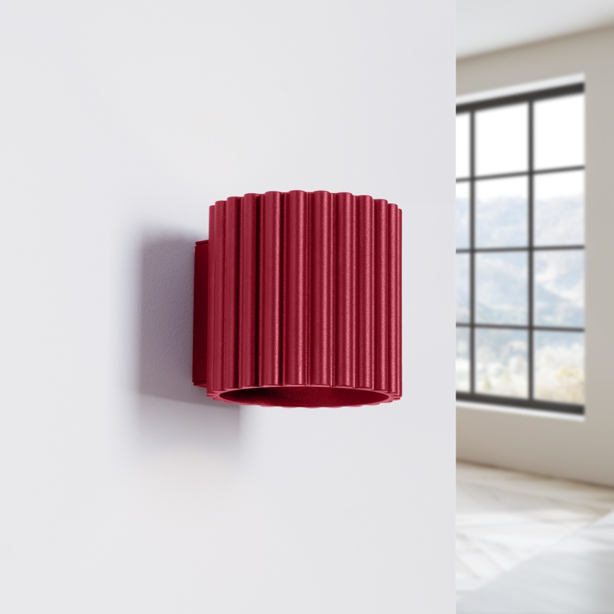 Wandleuchte AURA 1xG9/10W/230V, rot