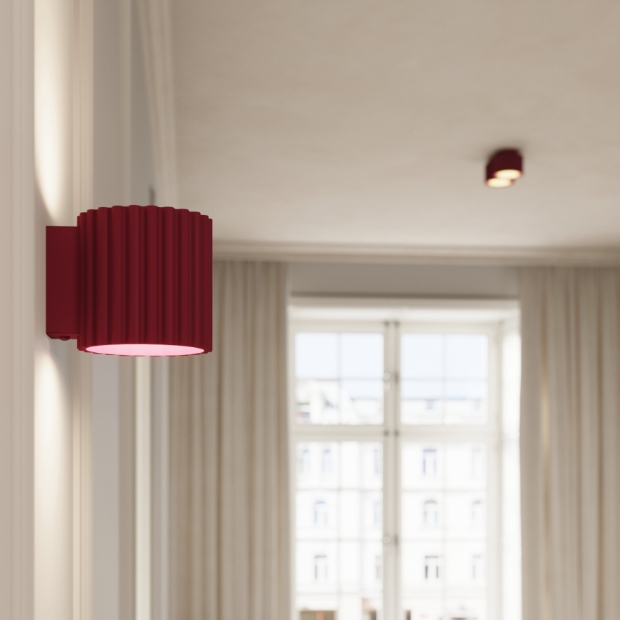 Einbaustrahler AURA 2xGX53/10W/230V rot