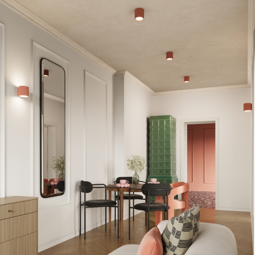 Wandleuchte AURA 1xG9/10W/230V rosa