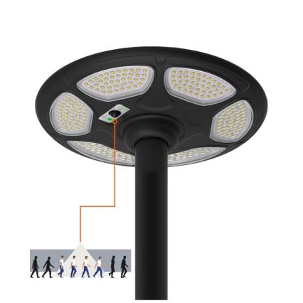 SOLSUMI LED/25W/3,2V IP54 Solarlampe mit Sensor 25000 mAh + Fernbedienung