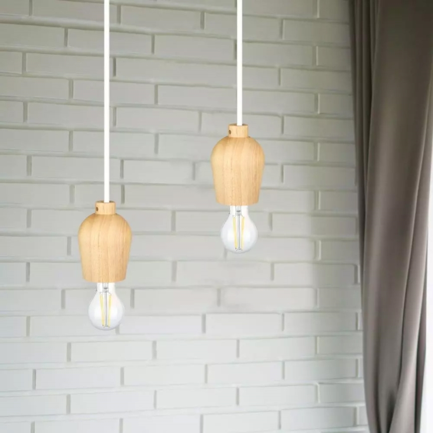 Speisekabel 1xE27/60W/230V weiß