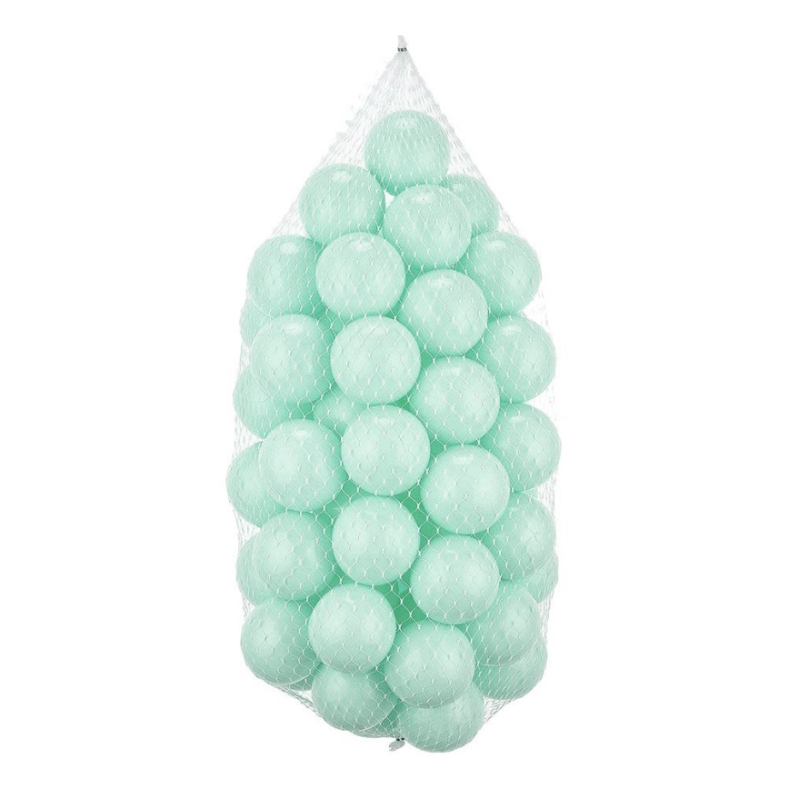 Spielbälle aus Kunststoff 50 Stk. Ø 7 cm mintgrün