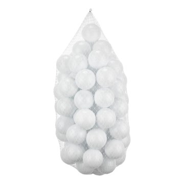 Spielbälle aus Kunststoff 50 Stk. Ø 7 cm weiß