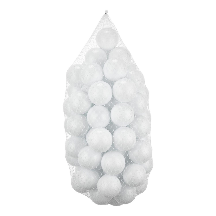 Spielbälle aus Kunststoff 50 Stk. Ø 7 cm weiß