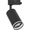 Spot für 1‑phasiges Schienensystem PIPE, 1xGU10/10W/230V, schwarz