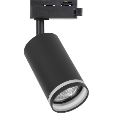 Spot für 1‑phasiges Schienensystem PIPE, 1xGU10/10W/230V, schwarz