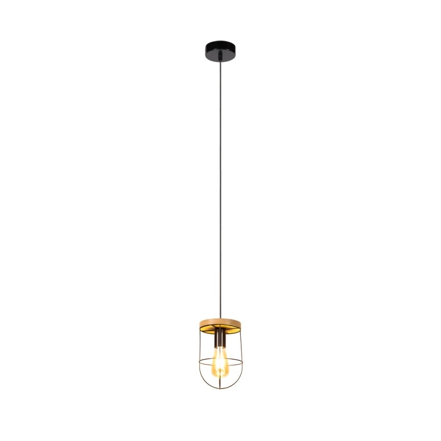 Hängeleuchte NETUNO 1xE27/60W/230V Eiche