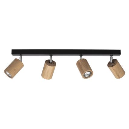 LED-Deckenstrahler MATTI 4xGU10/5W/230V Eiche
