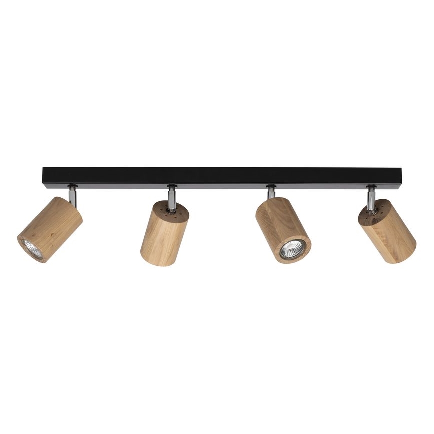 LED-Deckenstrahler MATTI 4xGU10/5W/230V Eiche