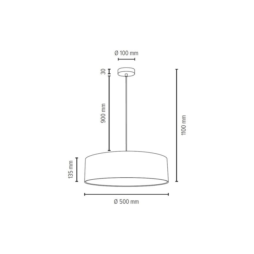 Deckenleuchte an Kabel JOSEFINA 3xE27/25W/230V
