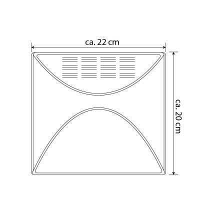 LED Solar-Hausnummer LED/3x0,1W/2,4V 1200 mAh IP44