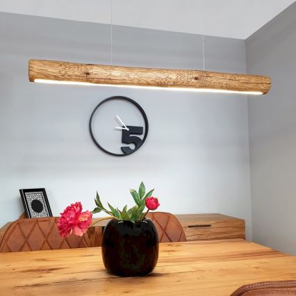 Dimmbare LED-Hängeleuchte LUCAS LED/33W/230V Kiefer