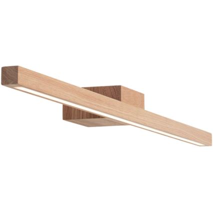 LED Badezimmerspiegelbeleuchtung AQUAVIVA LED/12W/230V 80 cm IP44 Eiche