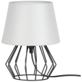 Spot-Light - Tischleuchte MANGOO 1xE27/40W/230V grau/schwarz