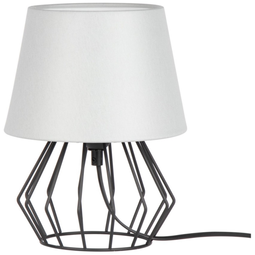 Spot-Light - Tischleuchte MANGOO 1xE27/40W/230V grau/schwarz