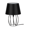 Spot-Light - Tischleuchte MANGOO 1xE27/40W/230V schwarz – FSC-zertifiziert