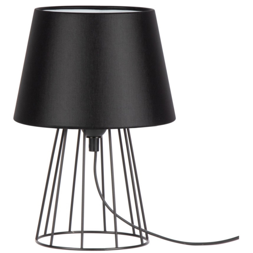 Spot-Light - Tischleuchte MANGOO 1xE27/40W/230V schwarz – FSC-zertifiziert
