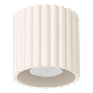 Spotleuchte AURA 1xGU10/10W/230V Ø 10 cm cremefarben