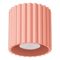 Spotleuchte AURA 1xGU10/10W/230V Ø 10 cm rosa
