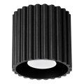 Spotleuchte AURA 1xGU10/10W/230V Ø 10 cm schwarz