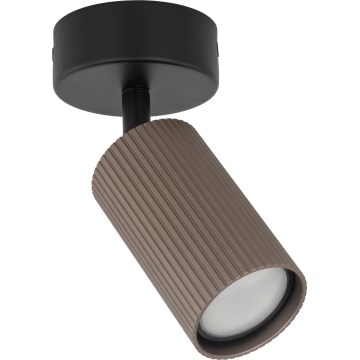 Spotleuchte TUNE 1xGU10/10W/230V schwarz/braun