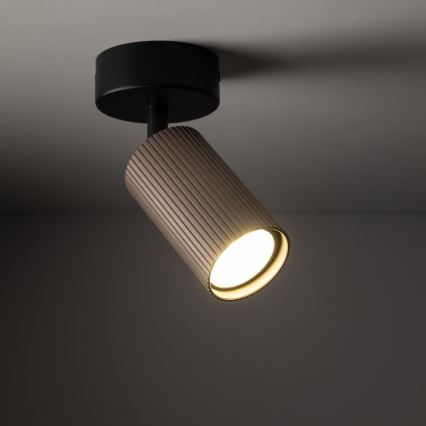 Spotleuchte TUNE 1xGU10/10W/230V schwarz/braun