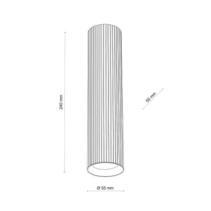 Spotleuchte TUNE L 1xGU10/10W/230V 24 cm braun