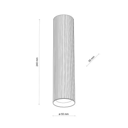 Spotleuchte TUNE L 1xGU10/10W/230V 24 cm weiß