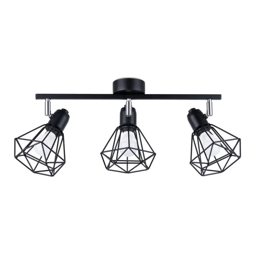 Spotlight ARTEMIS 3xE14/40W/230V schwarz