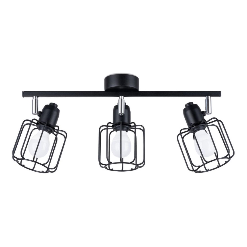 Spotlight BELUCI 3xE14/40W/230V schwarz