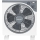 Standventilator 45W/230V Ø 37 cm weiß/grau
