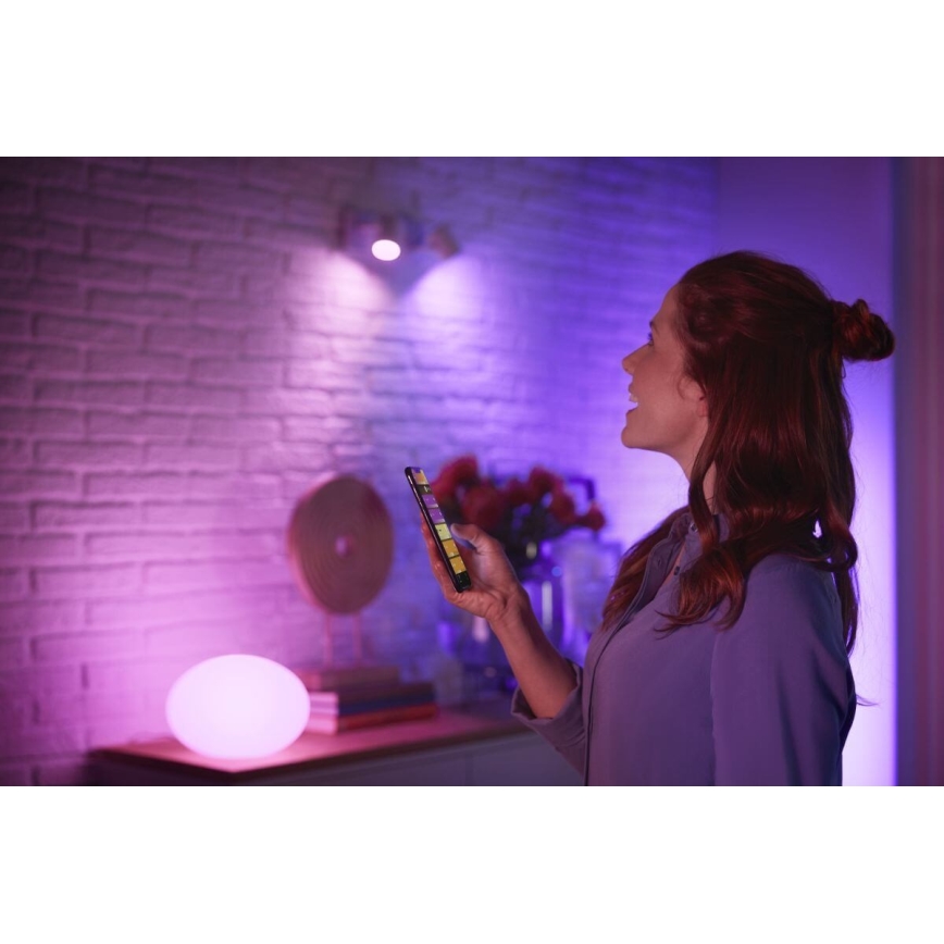 Starter-Set Philips Hue White And Color Ambiance Essential 2xE27/8W/230V 2200-6500K + Verbindungsgerät