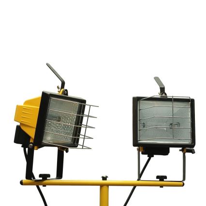 Stativ für Scheinwerfer 180 cm Gelb