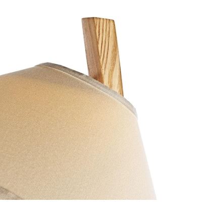 Stehlampe 1xE27/60W/230V Massivholz/Esche